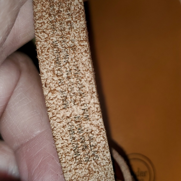 WONDER NATION Faux Leather Brown Ankle Sandals. Sz 7. EUC - Picture 6 of 12